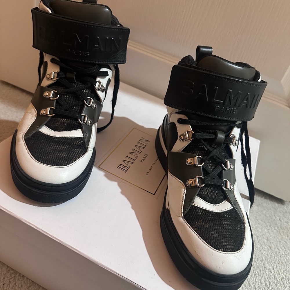 Balmain camo High-Top Sneakers size 42 / 9